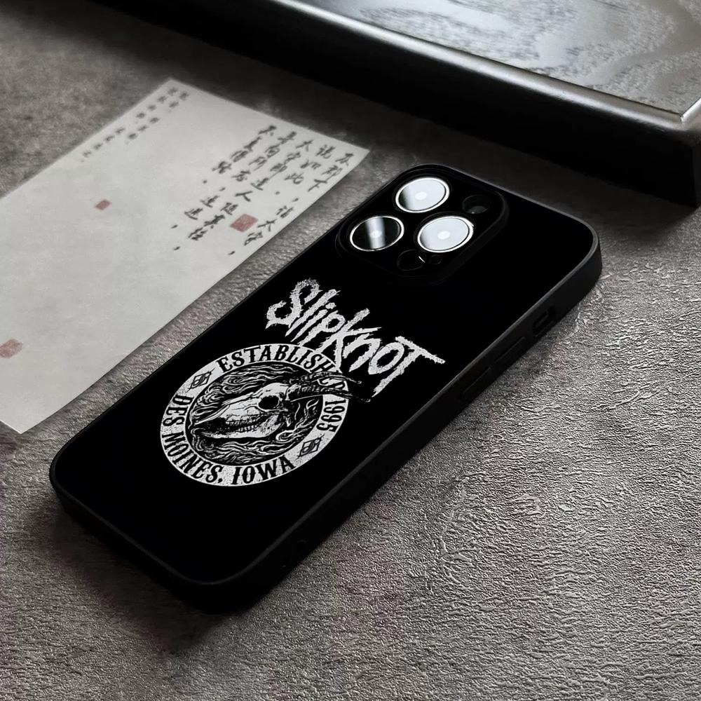 Popular S-Slipknot Band Rock Phone Case For 17 Pro Max For Iphone 14 16 Pro Max 12 15 11 13 Pro Xr X Xs 8 7 Plus Back Cover