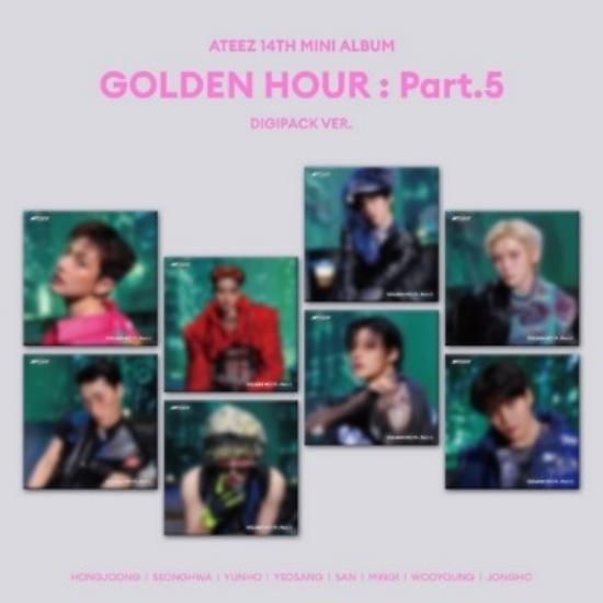 [Pre-order] ATEEZ – GOLDEN HOUR : Part.5 (Digipack Ver. / DIGIPACK UNIT VER.)
