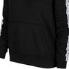Nike Sportswear Contrast Logo Print Hoodie Pullover Long Sleeve Sweatshirt Women Tops Black CU9262-010