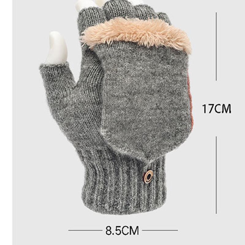 Unisex USB Electric Heating Winter Outdoor Heated Gloves Pure Color Full&Half Finger Warmer Mitten Hand Warmer Thermal