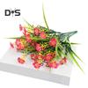 2 Pcs Artificial Flowers Bundle UV-Resistant Faux Plants Non-fading Fake Flowers for Home Vase Basket Window Box Outdoor Decoration