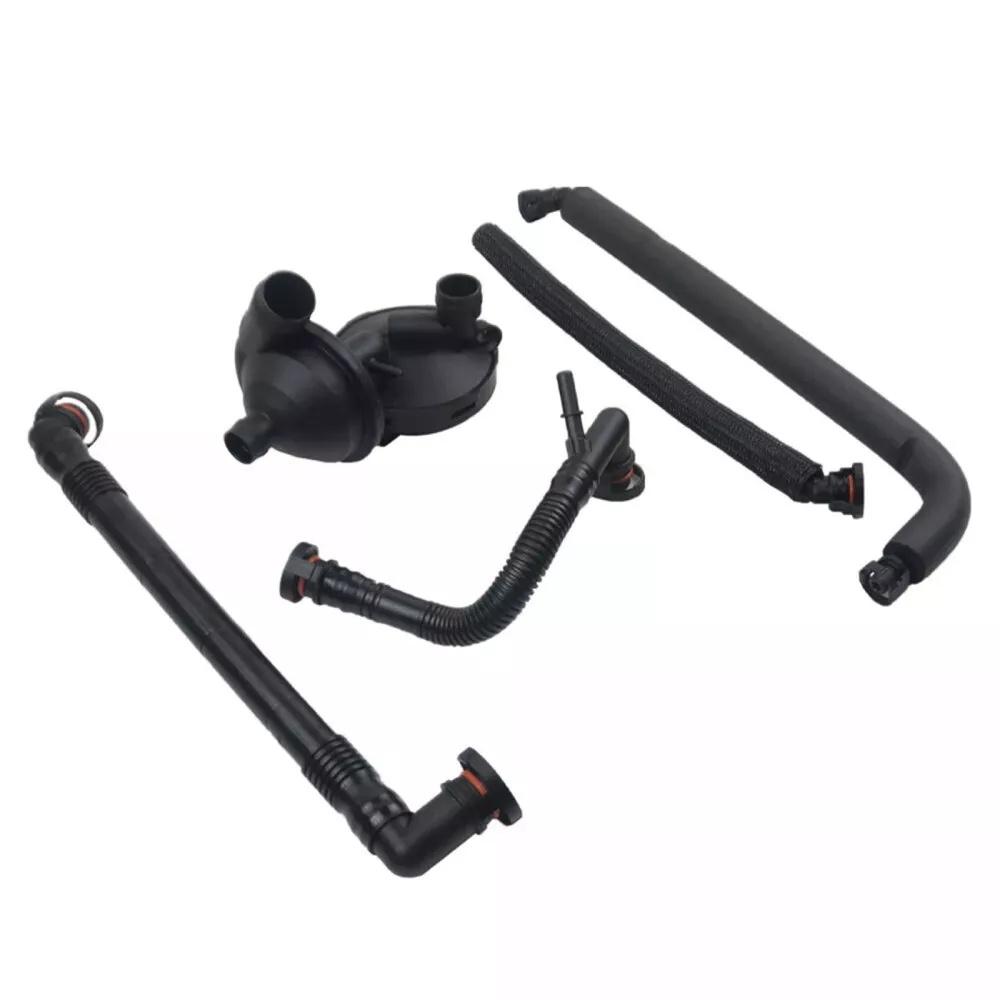 5Pcs PCV Crankcase Vent Valve & Breather Hose Kit For BMW E46 325i 330i 325Xi