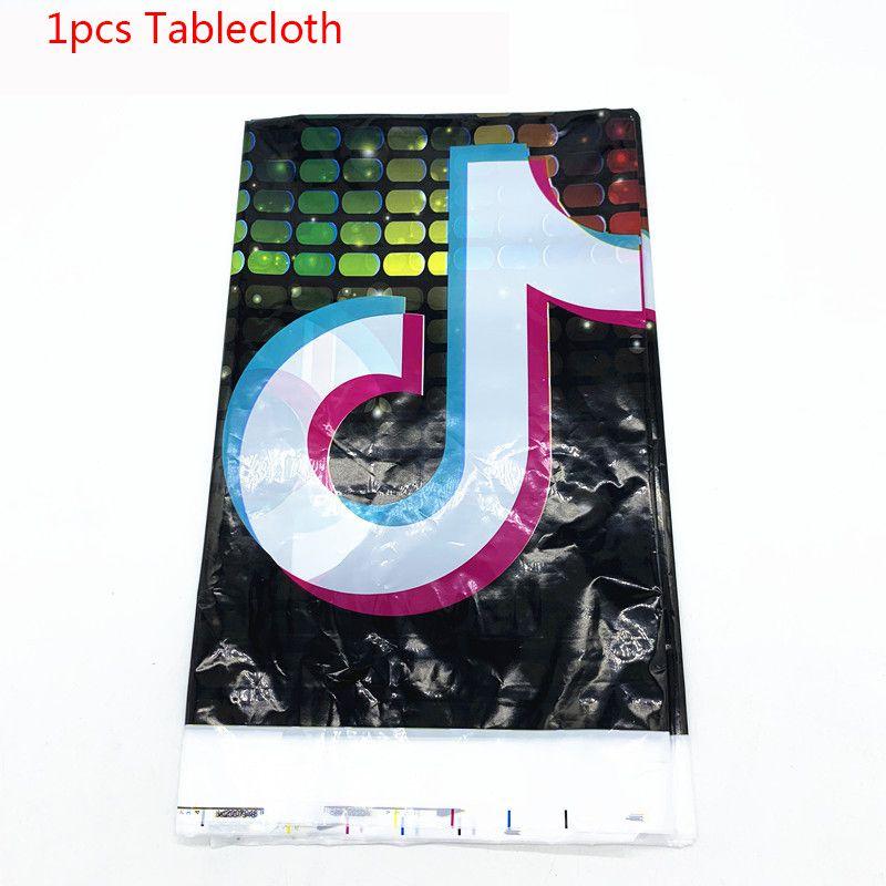 Colorful Tik Tok Birthday Party Supplies Set Featuring Fun Tableware Decor Plates Cups And Banner