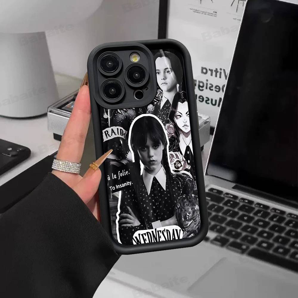 

Чехол для телефона MOVIE W-Wednesday Для IPhone 17 16 15 14 13 Pro Max Plus 12 11 iPhone 17