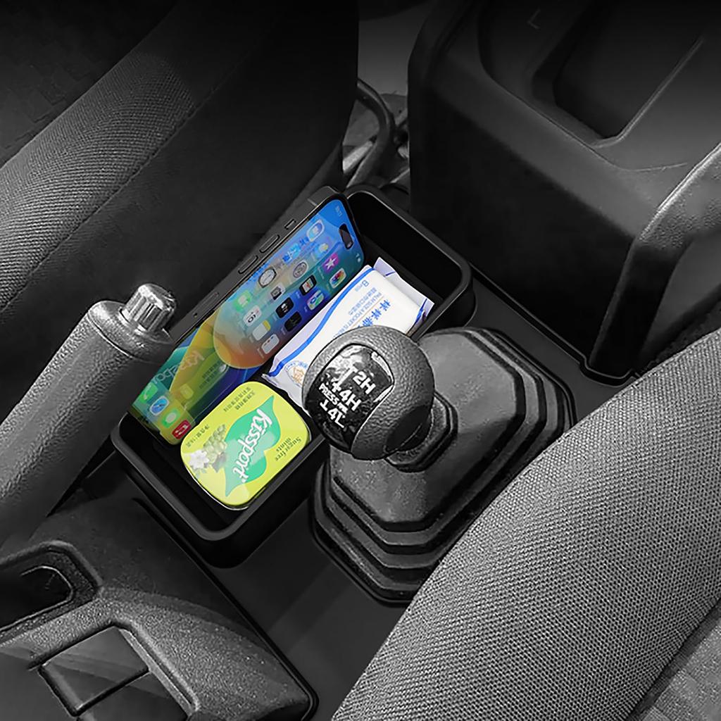 YOCTM Console Box for Suzuki Sierra Nomad JC74 FC Automatic Console Shift Lever Storage Tray with Rubber Interior Parts and Accessories Jimny, JB74,