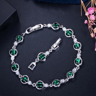 Simple Hand Jewelry, Selected Aaa Zircon Bracelet Multi-Color Optional