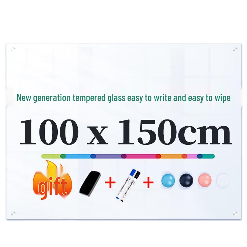 Deli 50046 Magnetic Tempered Glass Whiteboard
