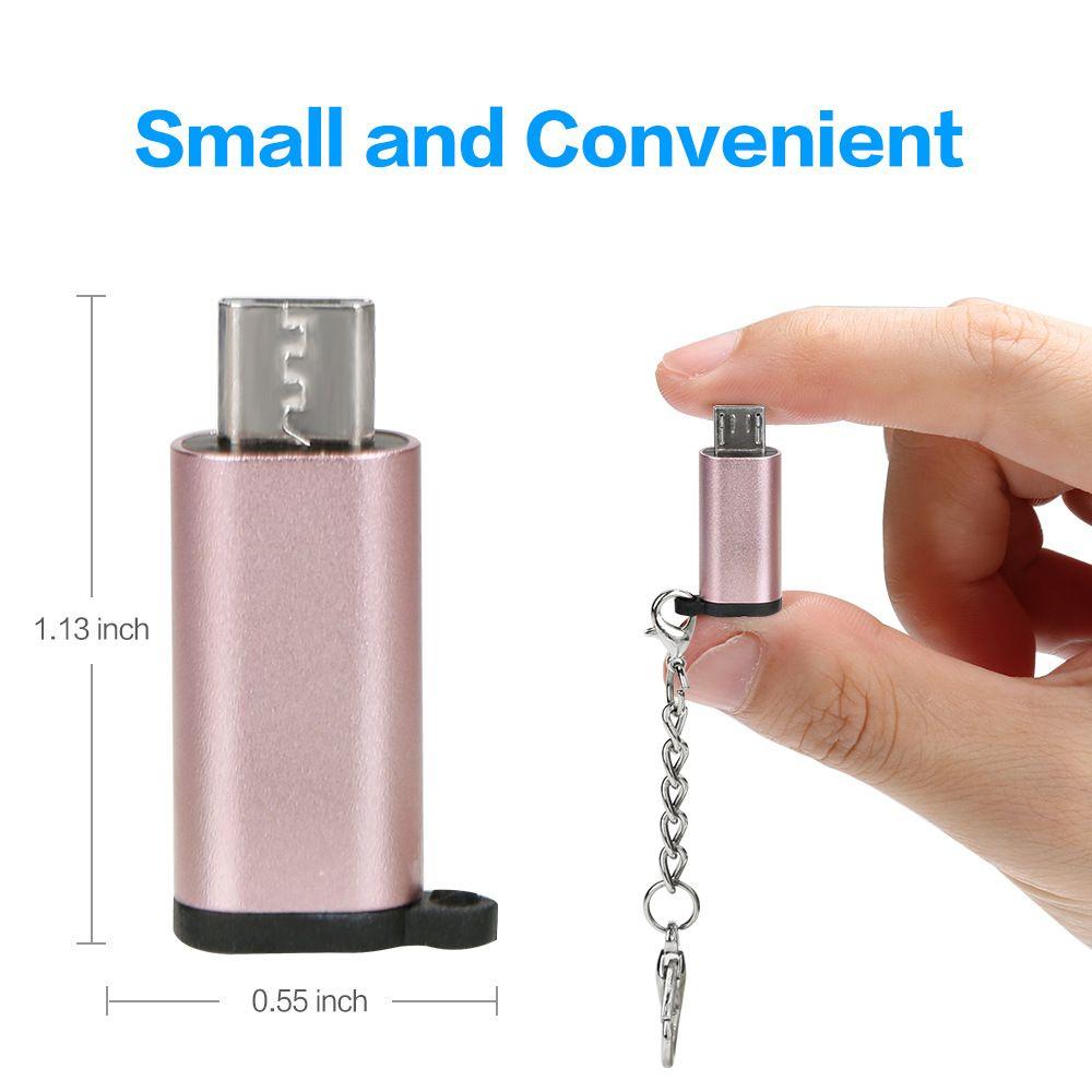 Phone Tablet Data Cable Fast Transfer Converter OTG Adapter Type-C To Micro USB Female To Male