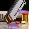 Mingjiangtang 1911 Toy Gun: Double-Barrel Ejection Carrot Design, Rapid-Fire Action for Kids.