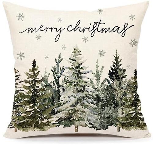 Festive Christmas Pillowcases: Merry, Joyful, Wintery, and Plaid for a Cozy Holiday! sofas, bedroom pillow covers, holiday gifts