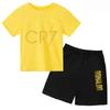 Summer CR7 Printed Short Sleeve Children Set Casual Fashion Tops and Shorts 2pcs Set Kid Boys Girls Sports Tshirts Set Outfits