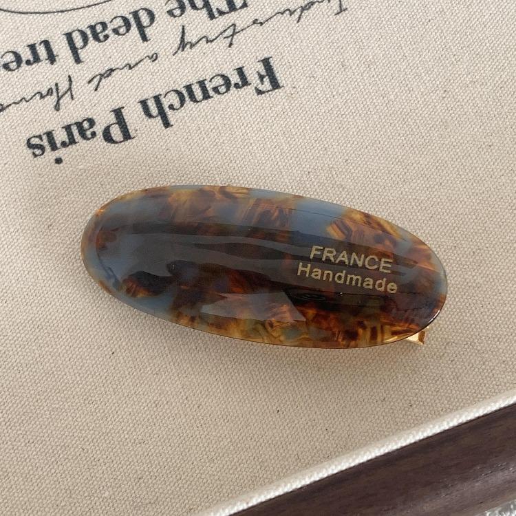 2 шт. заколка для волос с челкой, модная заколка для волос, маленькая, изысканная, ретро, янтарная, сломанная, боковая заколка для волос, заколка для волос «утконос» 2*5cm