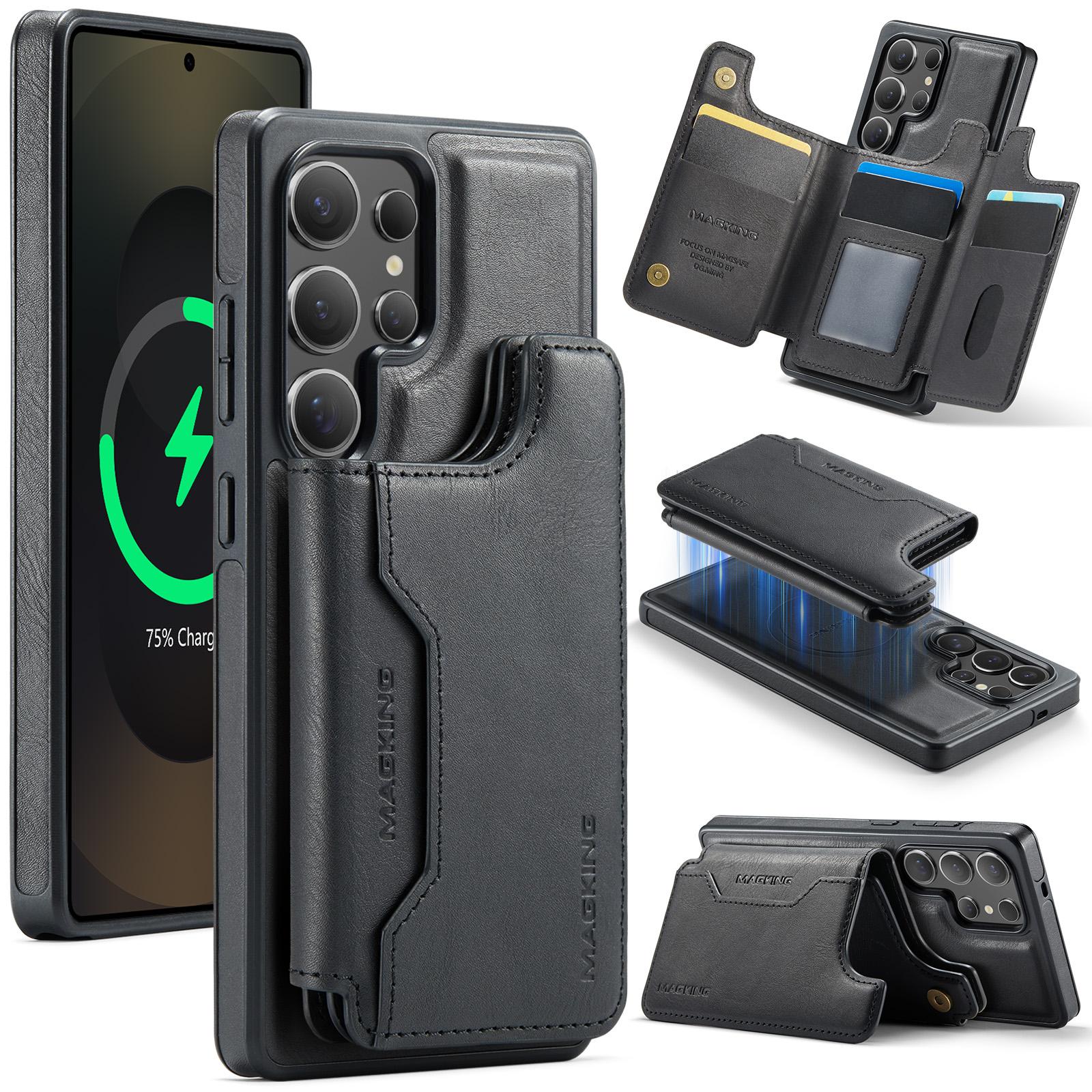 

MAGKING K3 Series For Samsung Galaxy S26 Ultra Magnetic Case Detachable Wallet PC + TPU + PU Phone Cover