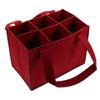 Practical 6 Bottle Wine Bag with Scratch Protections And Convenient Storage Divider for Wine Carrying Transporting