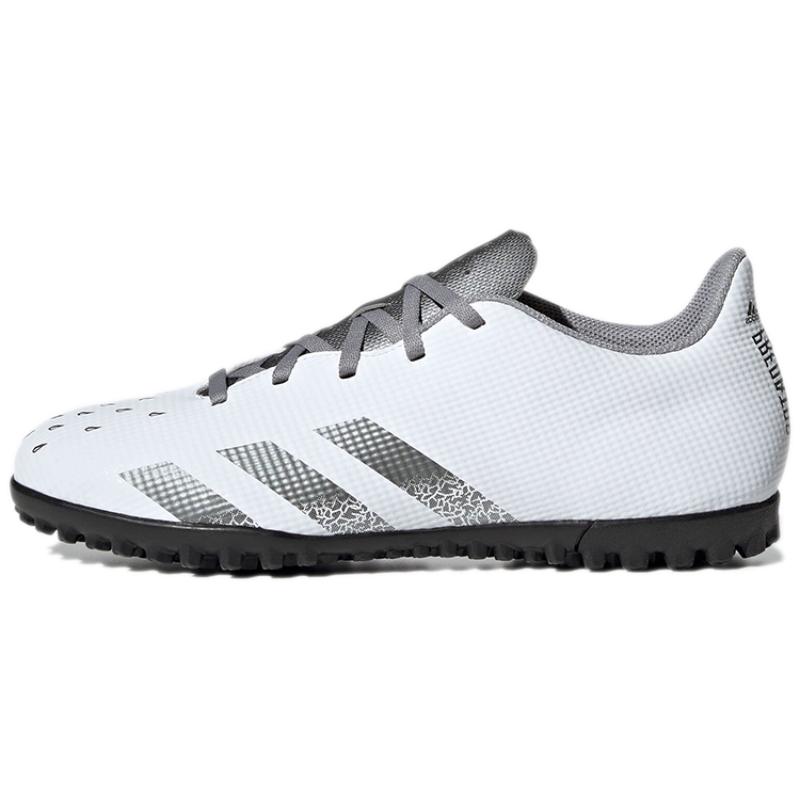 Adidas Predator Freak.4 Turf Soccer Shoes 'Cloud White Iron Metallic Solar Red' Sneakers FY6339