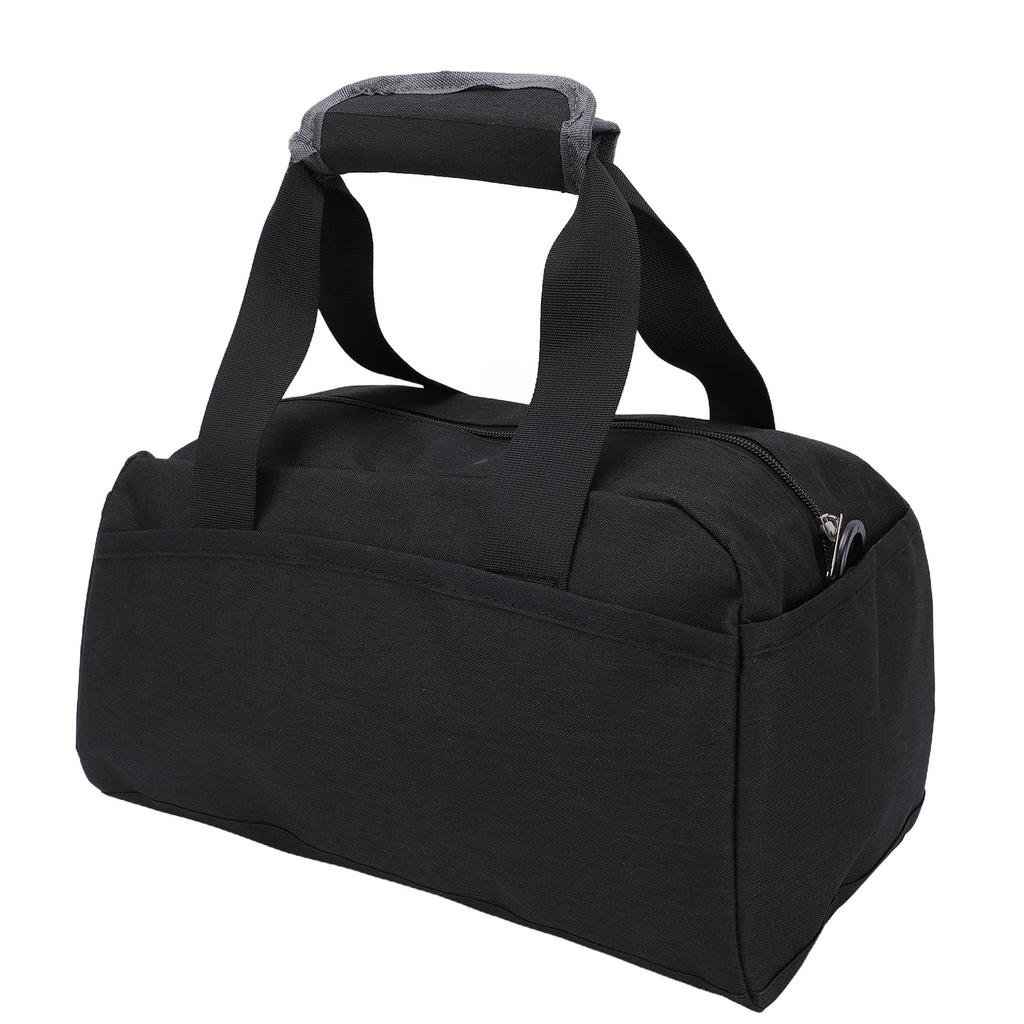 Small Gym Bag Black Color Adjustable Strap Waterproofing Portable Sports Duffle Gym Bag for Travel