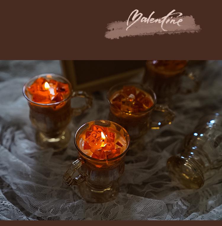 High-End Coffee Scented Candle Cup - Unique Fragrance Souvenir Gift