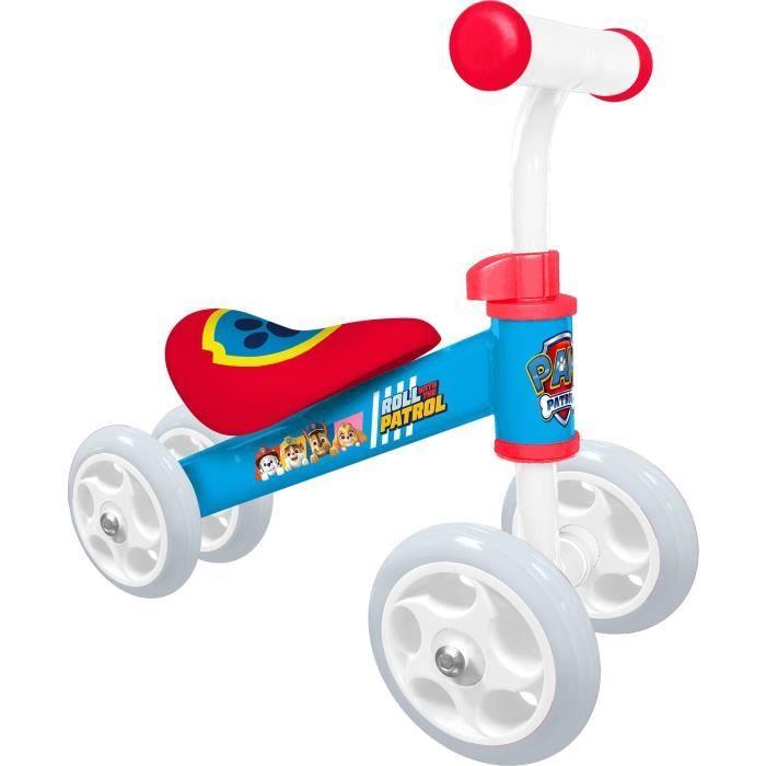 Porteur Draisienne 4 Roues - PAW PATROL - PAT PATROUILLE - Ma Premiére Draisienne Baby Walker - Bleu Et Rouge