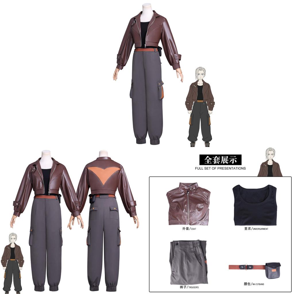 The Legend Of Hei Cosplay Jacket With Polyester Fabric For Anime Role Play