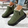 Women's Winter Warm Snow Boots Anti-Slip Waterproof Ankle Booties With Faux Fur Lined Comfortable Short Boots Outdoor Workout Walking Shoes for Women