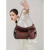 Head Layer Cowhide Hobo Armpit Bag, Niche and High-end Commuting Shoulder Crossbody Bag