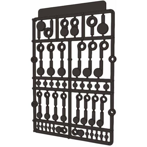 Hobby Base Premium Parts Collection Disc Joint, Dark Gray, for Plastic Models, PPC-T101