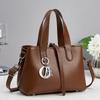 Ummer New Solid Color Handbag  Material Women's Fashion High Sense with Pendant Can Be Messaged
