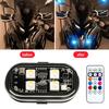 1/2/4/6/8Pcs Car Motorcycle Wireless LED Strobe Lights Decor Atmosphere Light with 8 Colors Rechargeable Lights Anti-Collision LED Warning Light