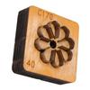 Leather Cutting Mold with   Wood Base Flower Shape Punching Die for Making Keychain Bag Decoration