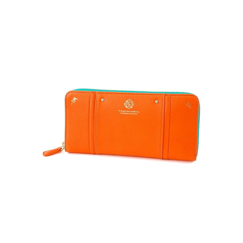 

[Framework] long wallet round zipper orange FW-45033-34