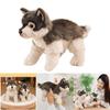 Wolf Plush Toy Animal Figurine With Short Pile Material For Kids And Adults