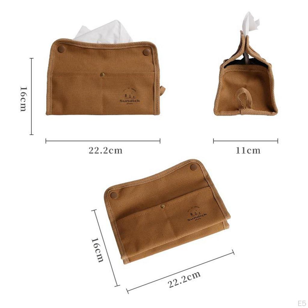 Camping Gadgets Tray Storage Holder Paper Bag Box Jewelry Sundries Outdoor Tissue for