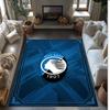 Atalanta FC Soccer Football Pattern Soft Area Rug Non Slip Indoor Floor Carpet Sports Decor Mat for Bedroom