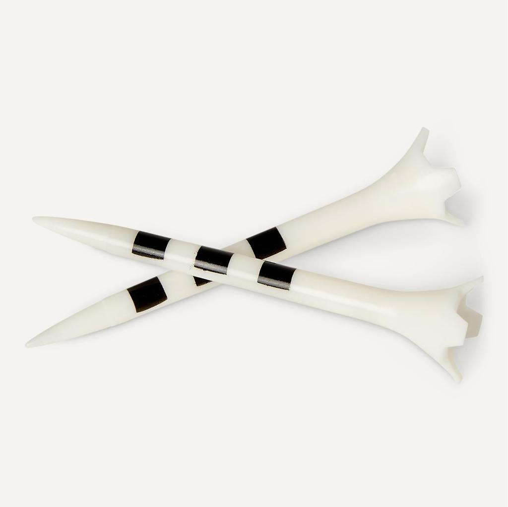 Amazon Basics Golf White Tees, Plastic, 7.0cm, 100-Pack,