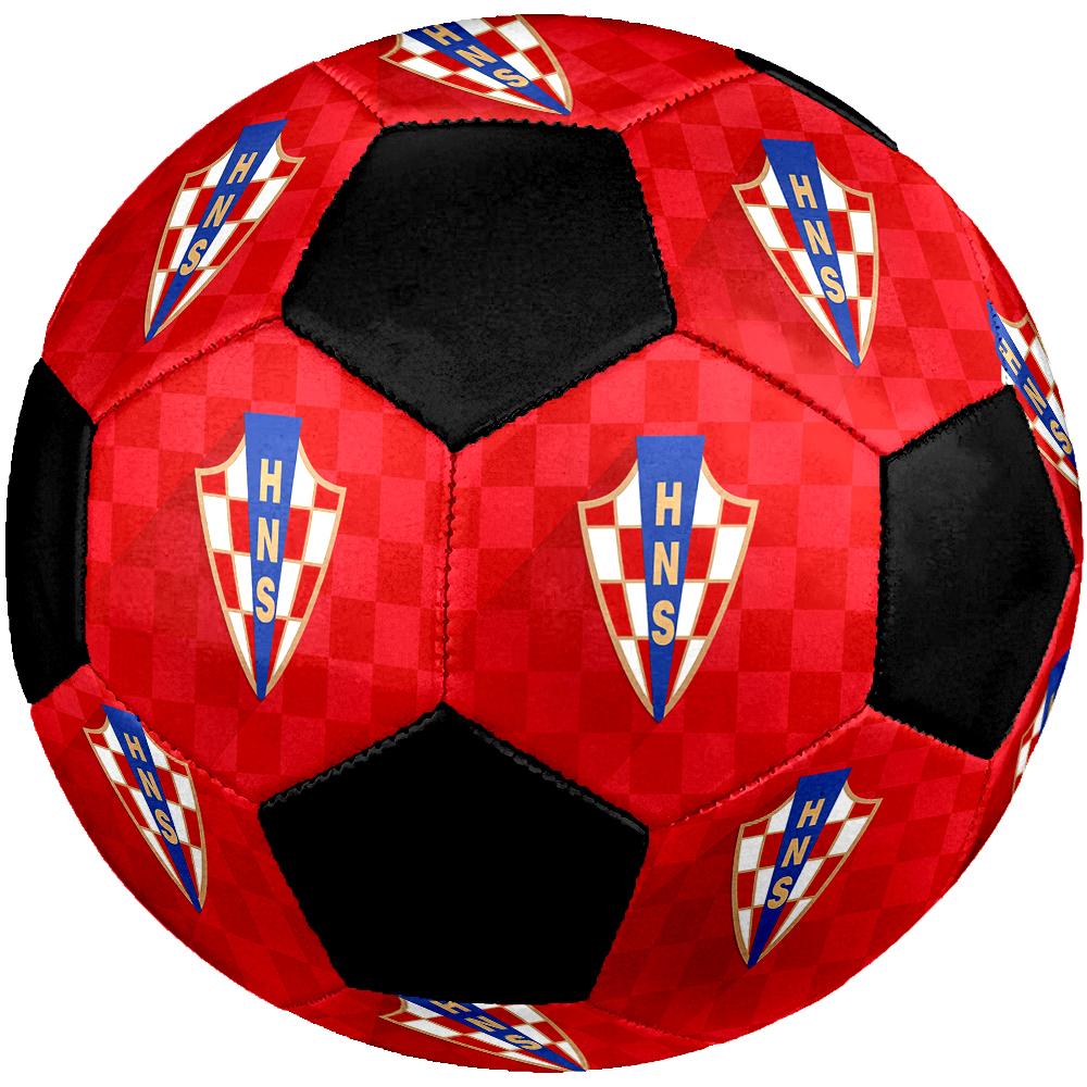 TAGLIA 5 Pallone da Calcio Federazione Calcistica Croata Colorato Per Tutte le Età Cucito a Macchina PVC Pronto per la Competizione Resistente Alta Rimbalzabilità