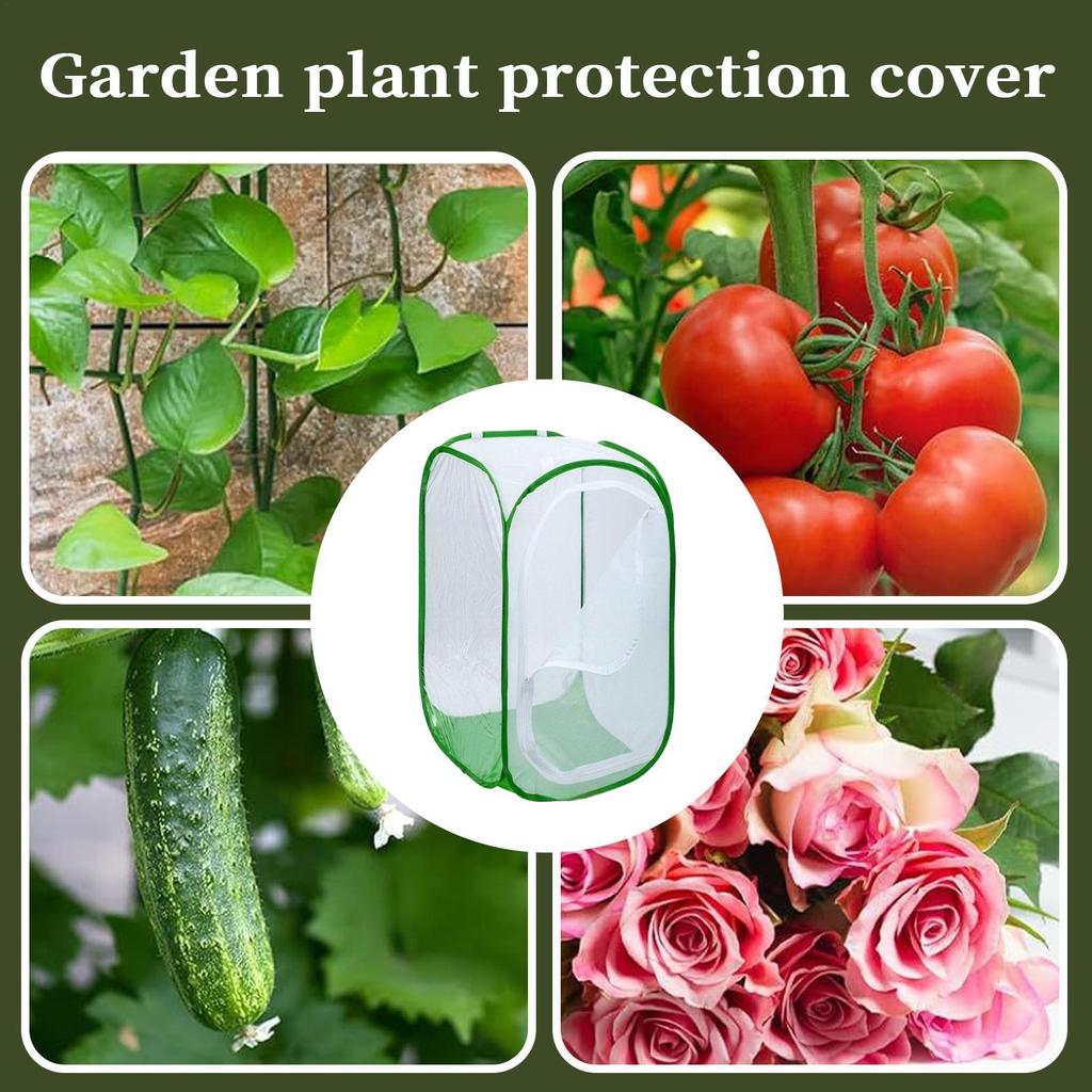 Protetor de Plantas Dobrável Rede Anti-geada Plantas Estufas Acessórios Mudas Protetor Rede de Jardinagem Canteiro Elevado