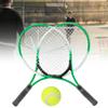 Iron Alloy Children Tennis Racket Beginner Practice Racquet with   and Carry Bag(Green)