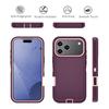 Hard 3IN1 Dustproof Defender Case for IPhone Air 17 Pro Max 16 E 15 14 Plus 13 12 11 PC+TPU OttBox Military Grade Anit-Drop Non-slip Protect Cover