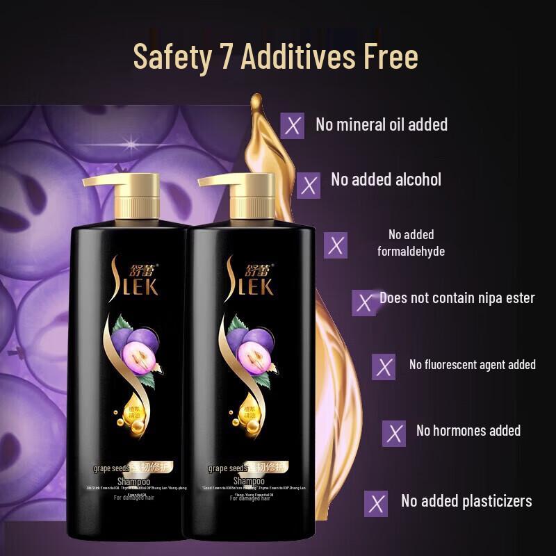 SLEK Grape Seed Strengthening & Repair Shampoo