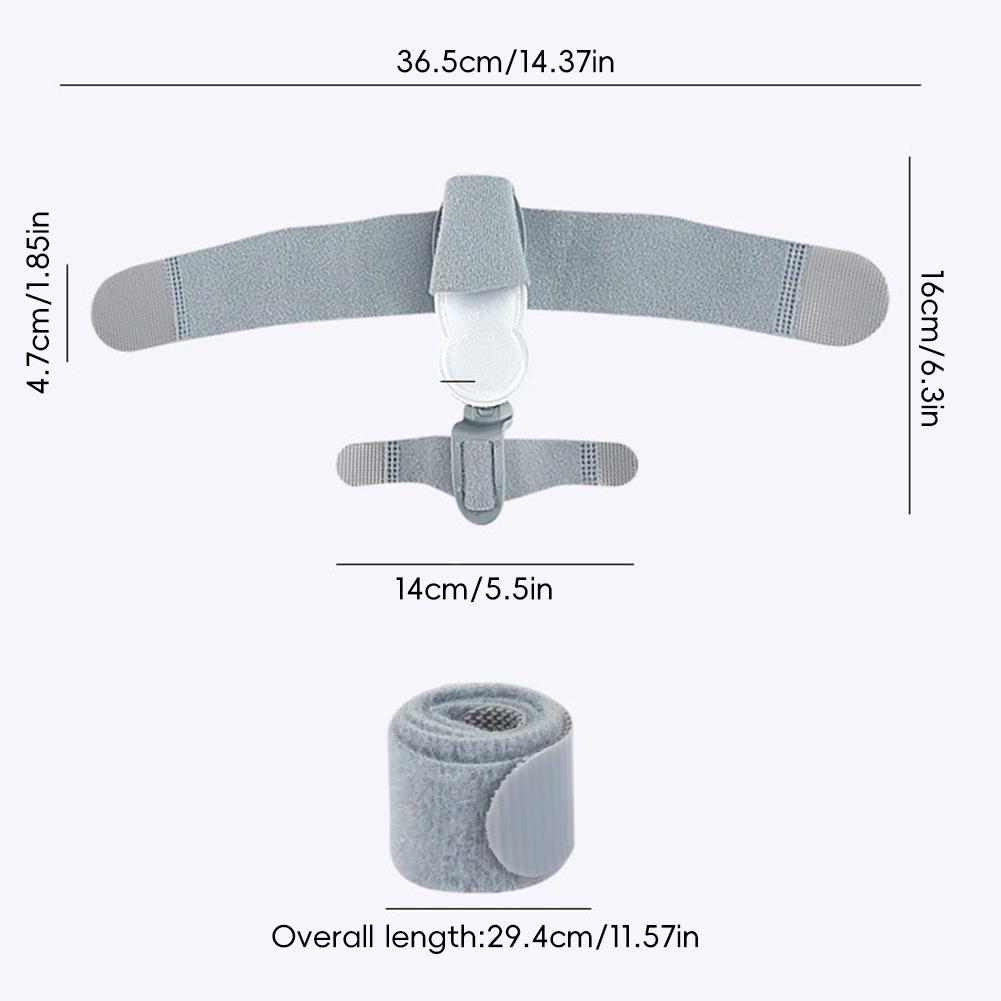 1pc Breathable Hallux Valgus Splint Orthopedic Toe Alignment Bunion Corrector Anti-slip Heel Strap for Left & Right Toe Separator