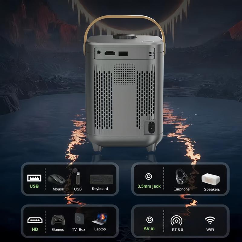 Dazzler 4k Projector Led Android 200 Ansi Mobile Phone Home Theater Cinema Smart Tv Manual Ladder Correction Projectors