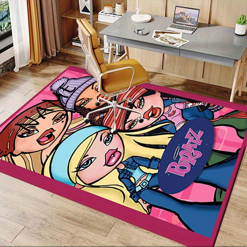 Fashion, Style, Bratz Office Carpet Soft Polyester Entrance Carpet Washable Non slip Machine Washabl