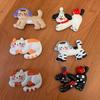 Creative Fridge Sticker Cartoon Resin Cat Refrigerator Magnets Personalized Mini Magnetic Stickers Po Wall