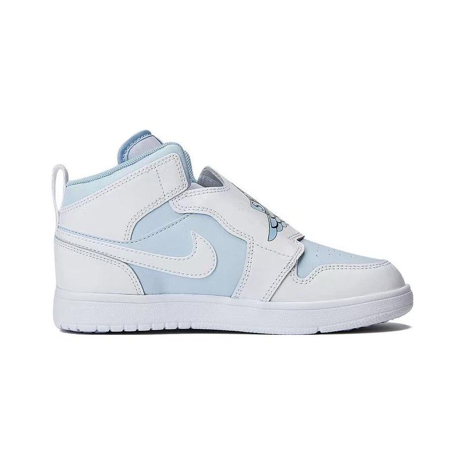 Air Jordan Sky Jordan 1 PS Blue Tint Kids Sneakers White Ice-Blue BQ7197-411