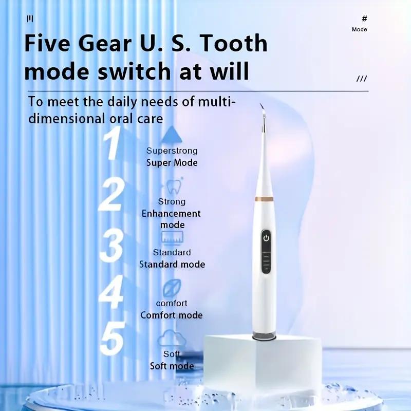 New Home Electric Toothbrush Care Device Remover Deep Cleans Teeth Yellow Tooth Stains Tea Stains Care Electric Teeth Cleaning Tool