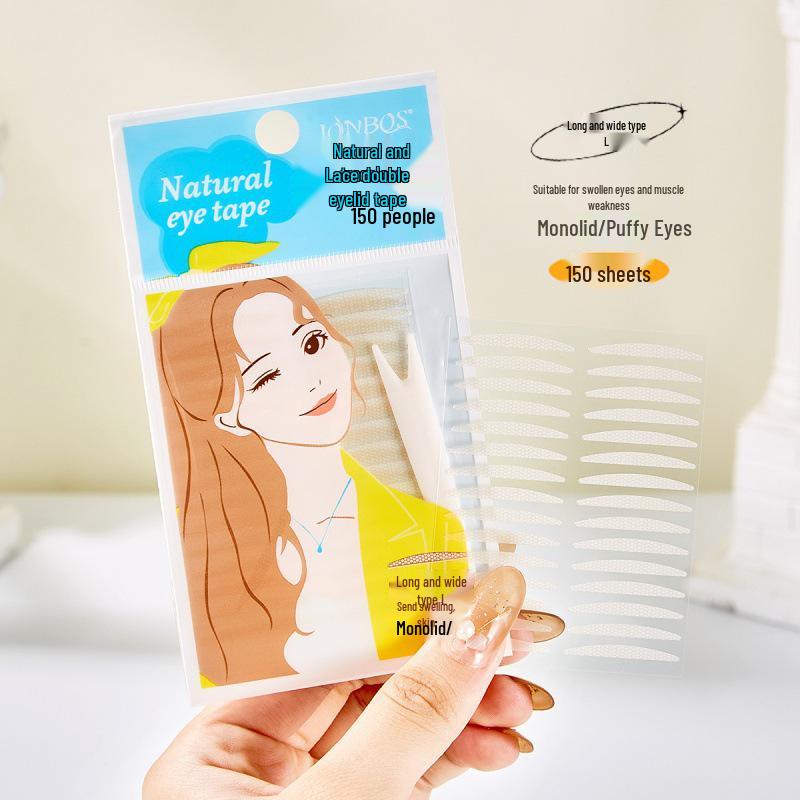 JONBOS Double-Sided Lace Eyelid Tape - Invisible, Natural, Seamless for Realistic Swollen Eyelids. Default