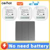 Battery-free, Waterproof, Self-powered Smart Switch; Wireless and Adhesive, Remote Control for Easy Household Use.