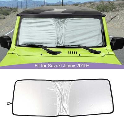 Auto-Windschutzscheiben-Sonnenschutz, Fensterschatten, faltbare Sonnenblende, passend für Suzuki Jimny 2019, Auto-Innenausstattung