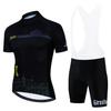 Cycling Jersey Set New Cycling Suit Short Sleeve Suit Men's Mountain Bike Pants