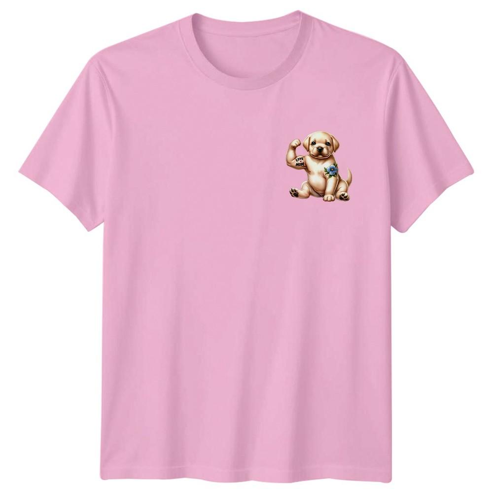 Love Mom Puppy Labrador Dog Animals Unisexs TShirt Unisexs Tee Graphic Unisex